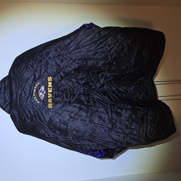 Vintage Baltimore Ravens Logo Athletic Full Zip Coat-NFL  - Picture 7 of 11